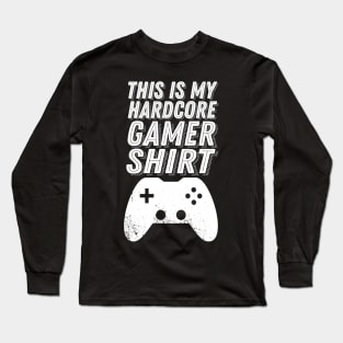 Gamer Shirt - This Is My Gamer Shirt - Video Game Gamer Girl Long Sleeve T-Shirt